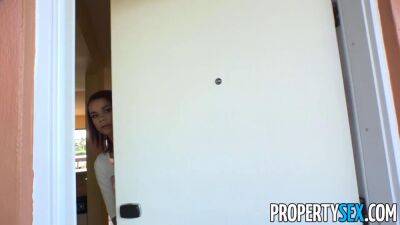 PropertySex - Tenant with phenomenal tits fucks landlord - sunporno.com