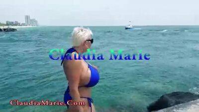 Claudia Marie - Blonde woman with massive tits, Claudia Marie likes to get fucked in a doggy- style position - sunporno.com