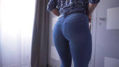 Tight Blue Jeans Ass Worship Tease 4K - sunporno.com