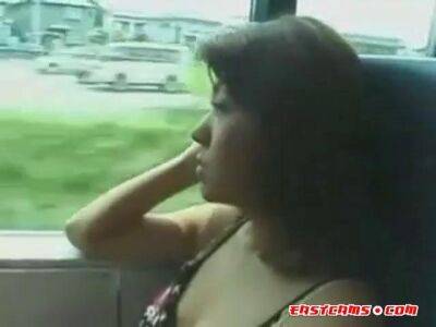 Asian fuck in the train - sunporno.com