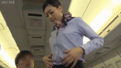 Stewardess bitches are eager for some oral fun - sunporno.com