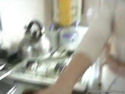 Japanese Babe insert Carrot on her hairy pussy masturbating - sunporno.com - Japan