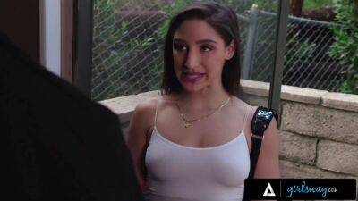 Hot Lactating Boss Squirts Her Milk All Over Babysitter Abella Danger Gets Fingered - sunporno.com