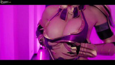 Gorgeous Ivy Valentine from Soulcalibur Uses All Her Body-parts To Conquer a Strong Cock - sunporno.com